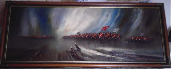 John Bampfield, Signed oil painting on canvas
