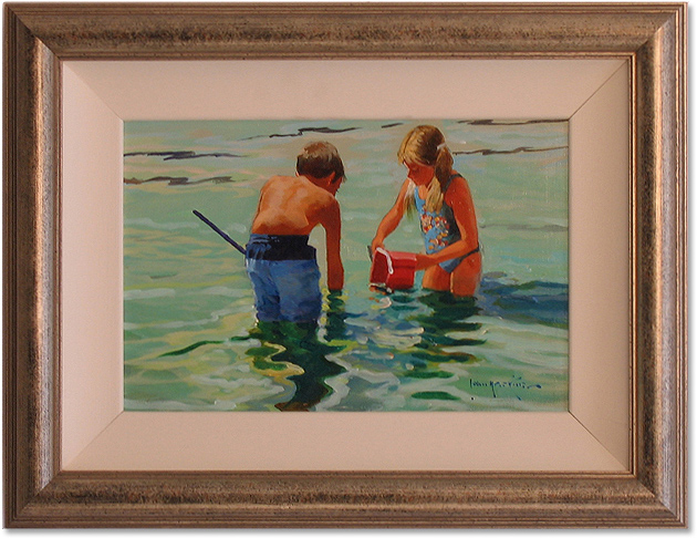 John Haskins,  Original Oil Painting on Panel