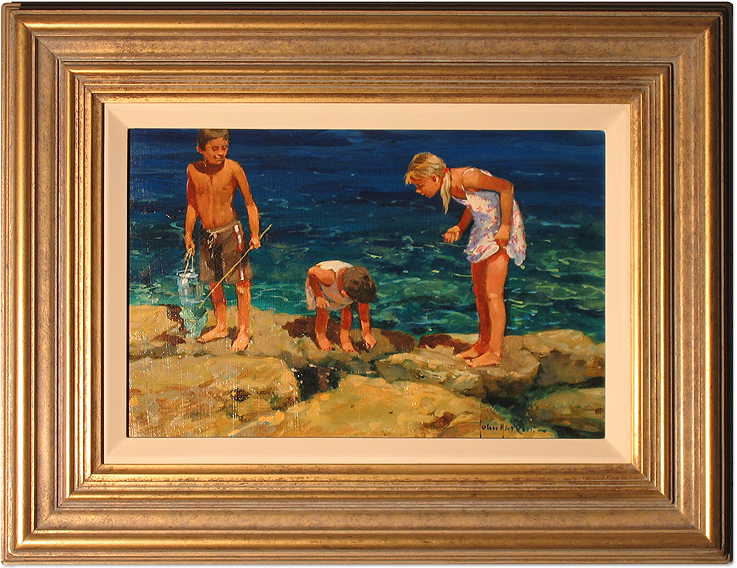 John Haskins,  Original Oil Painting on Panel
