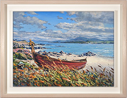 Julian Mason, Original oil painting on canvas, Sound of Iona, Scotland
