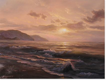 Juriy Ohremovich, Signed, Original oil painting on canvas