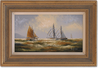 Ken Hammond | Oil on Panel, Marine Scene
