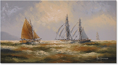 Ken Hammond | Original Oil Painting on Panel, Marine Scene