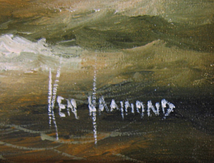 Ken Hammond | Oil on Panel, Marine Scene