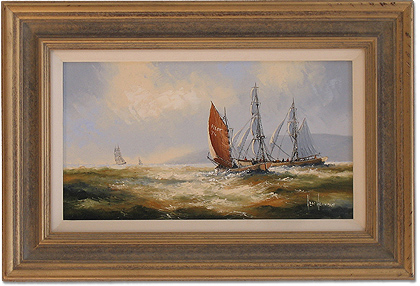 Ken Hammond | Oil on Panel, Marine Scene