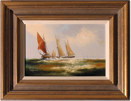 Ken Hammond | Marine Scene, Original Oil Painting on Canvas