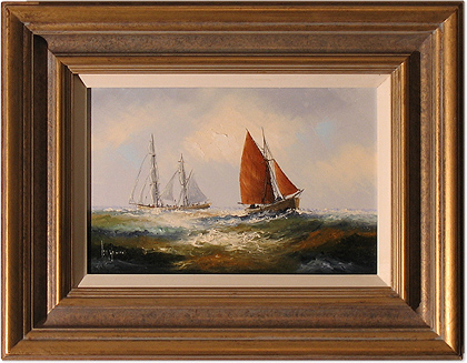 Ken Hammond | Marine Scene, Original Oil Painting on Canvas