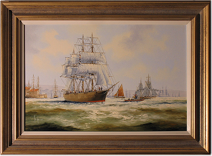 Ken Hammond | Marine Scene, Original Oil Painting on Canvas