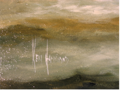 Ken Hammond | Marine Scene, Original Oil Painting on Canvas