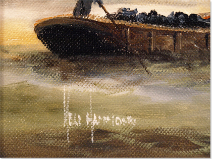 Ken Hammond | London Docks, Original Oil Painting on Canvas