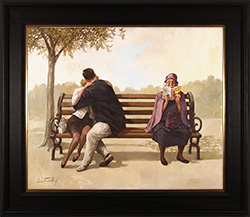 Lee Fearnley, Original oil painting on panel, Third Wheel
