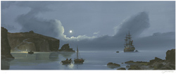 Les Spence, Original oil painting on canvas, Marine Scene