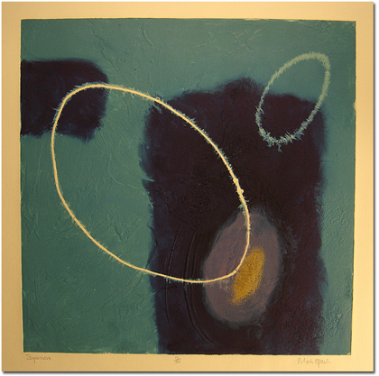 Mark Spain, Supernova, Signed Limited Edition Collagraph