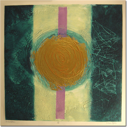Mark Spain, Maelstrom, Signed Limited Edition Collagraph