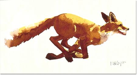 Mary Ann Rogers - Pursuit, Signed Limited Edition Print