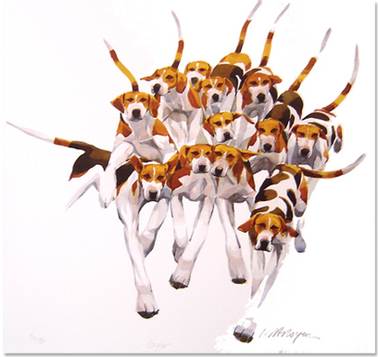 Mary Ann Rogers - Eager, Signed Limited Edition Print