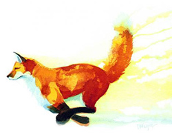 Mary Ann Rogers | Signed Limited Edition Print, Tail Up