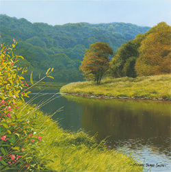 Michael James Smith, Signed limited edition print, The River Wye