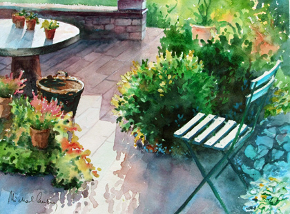 Michael Aubrey, Watercolour