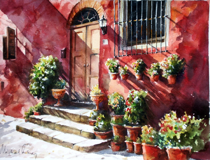 Michael Aubrey, Watercolour