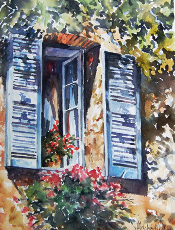 Michael Aubrey, Watercolour
