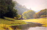 Michael James Smith, Original oil painting on canvas, Evening Light in Derbyshire, £ Contact Gallery