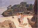 Michael Kirkbride, original oil painting on panel