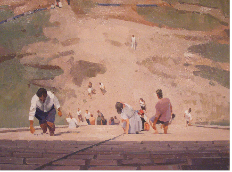 Michael Kirkbride, original oil painting on panel