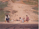 Michael Kirkbride, original oil painting on panel