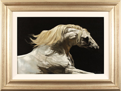 Natalie Stutely, Original oil painting on panel, Andalusian 