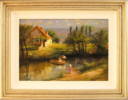 Paul Attfield, Signed original oil painting