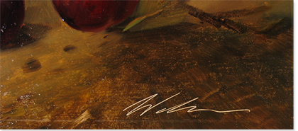 Paul Wilson | Original Oil Painting, Plums