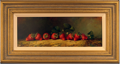 Paul Wilson | Original Oil Painting, Strawberries