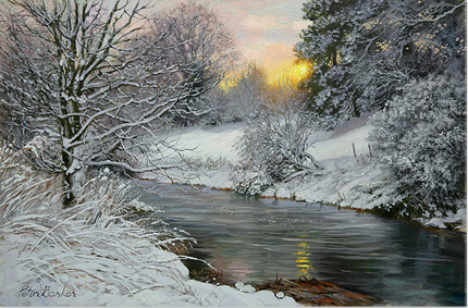 Peter Barker, original oil painting on canvas