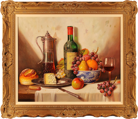 Raymond Campbell, 'Clos Du Marquis 1988,' Original oil painting on panel width=