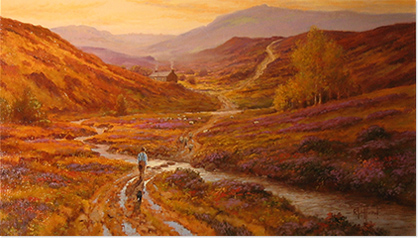 Richard Telford - Southern Ireland.  Original Oil Painting on Canvas