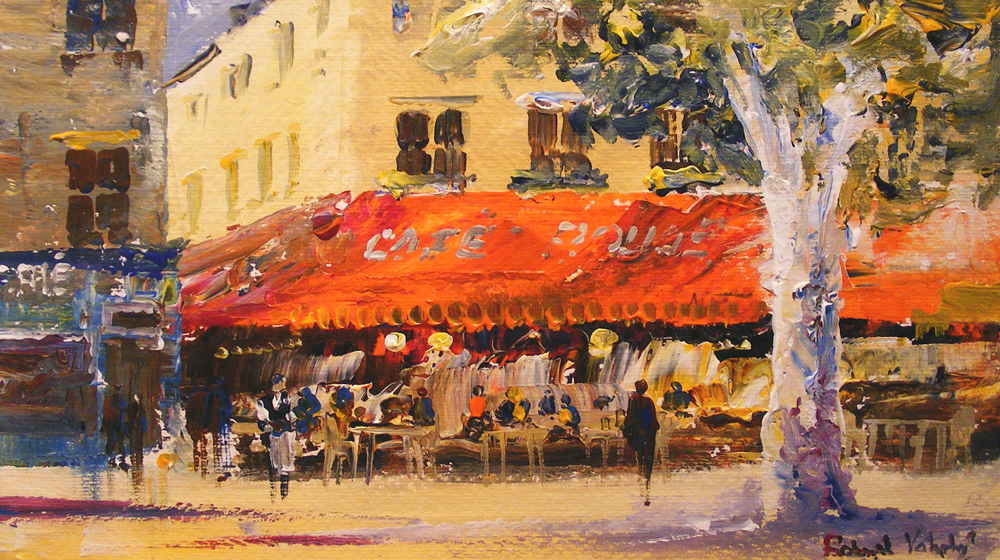 Roberto Luigi Valente, Signed, original acrylic on board 