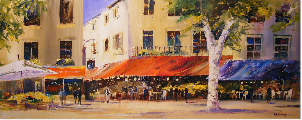 Roberto Luigi Valente, Signed, original acrylic on canvas
