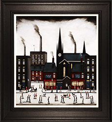 Sean Durkin, Original oil painting on panel, The Old Terry's Factory, York