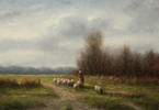Simon Balyon, Original oil painting on panel 