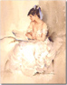 Sir William Russell Flint, Limited edition print, Girl Reading