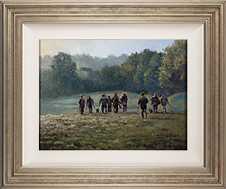 Stephen Hawkins, Original oil painting on panel, Daybreak Drive