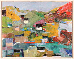 Steve Williams, Original acrylic painting on canvas, Sunshine on the Hills