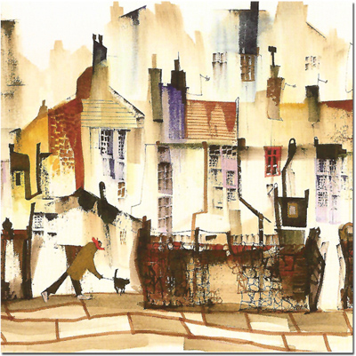 Sue Howells - Life in the Old Dog, Signed Limited Edition Print