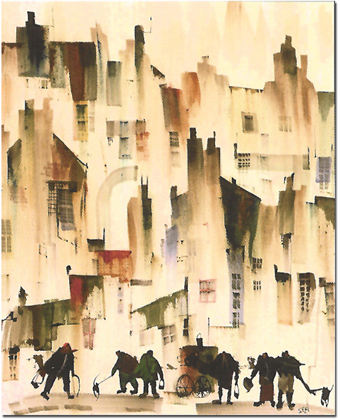 Sue Howells - Hot Chestnuts, Signed Limited Edition Print