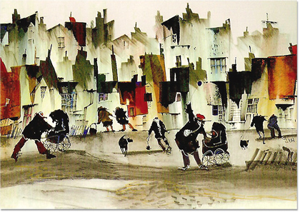 Sue Howells | Signed Limited Edition Print, Here's Looking At You Babe