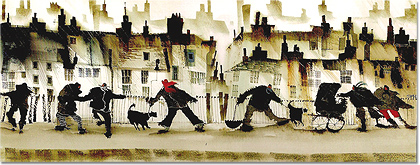 Sue Howells | Signed Limited Edition Print,  They'll be Pennies from Heaven for You and Me