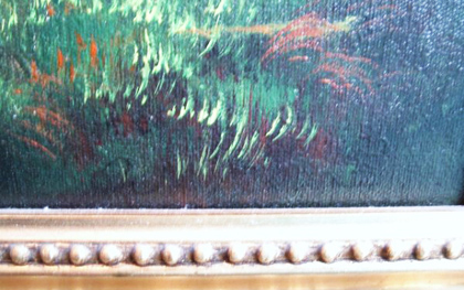 Wendy Reeves. River Scene, Original Oil Painting on Canvas