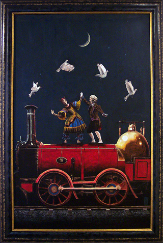 Will Teather, orignal acrylic on panel