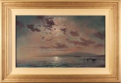 Andrew Grant Kurtis, Original oil painting on panel, Moonlight 